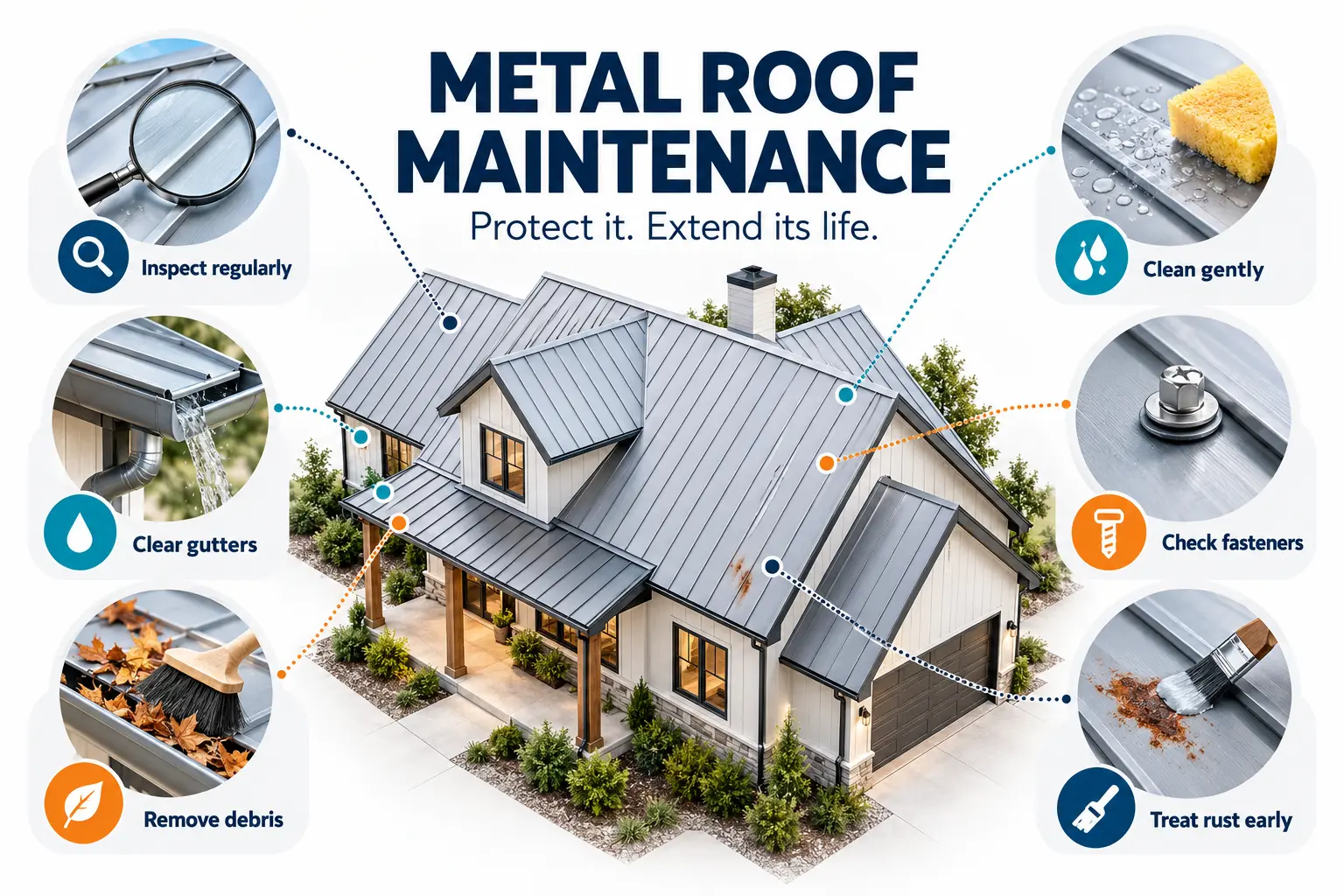 Roofing Sheet Maintenance Tips: How to Protect and Extend the Life of Your Metal Roof